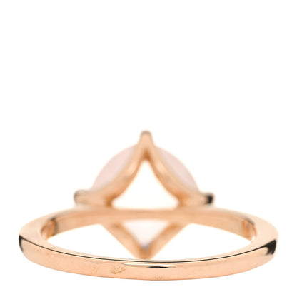 Cartier 18K Pink Gold Diamond Rose Quartz Inde Mysterieuse Ring 54 6.75 4 of 6