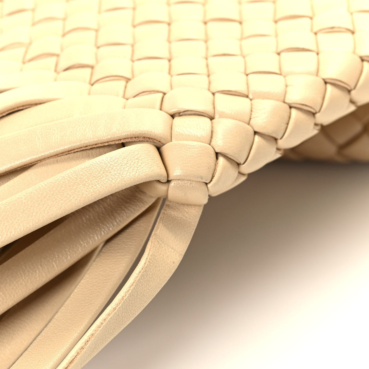 Nappa Intrecciato The Fringe Crisscross Bag Porridge