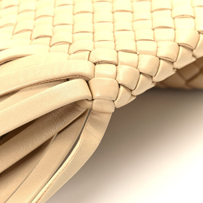 Bottega Veneta Nappa Intrecciato The Fringe Crisscross Bag Porridge 9 of 13