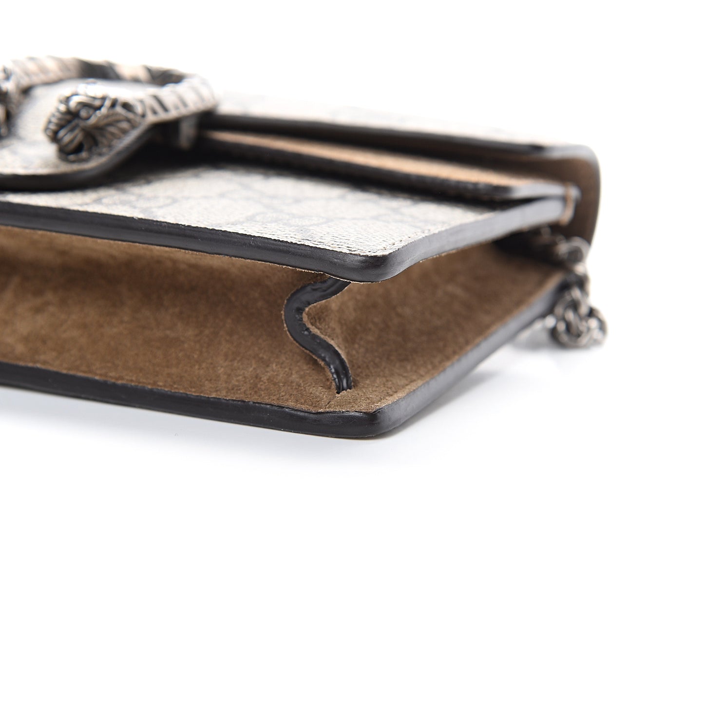 GG Supreme Monogram Super Mini Dionysus Shoulder Bag Taupe