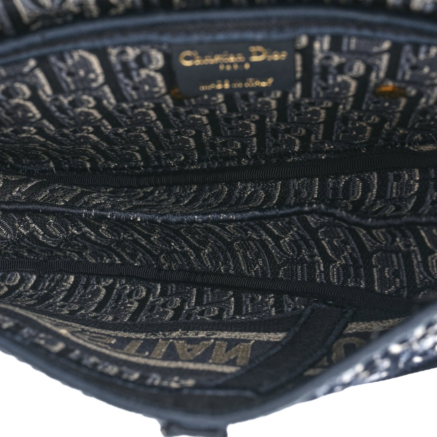 Velvet Oblique Saddle Bag Blue
