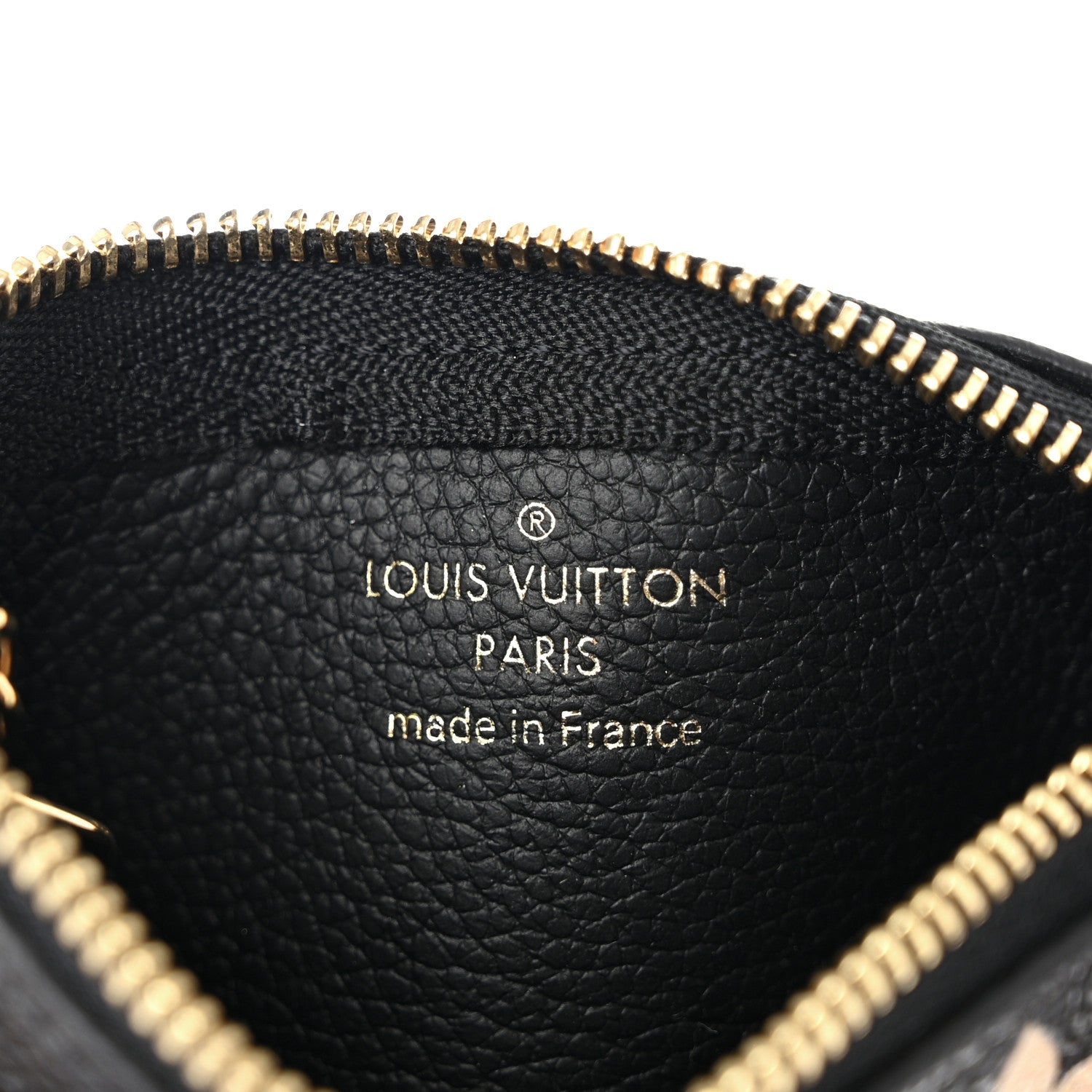 Louis Vuitton Empreinte Monogram Giant Key Pouch Black Beige 6 of 10