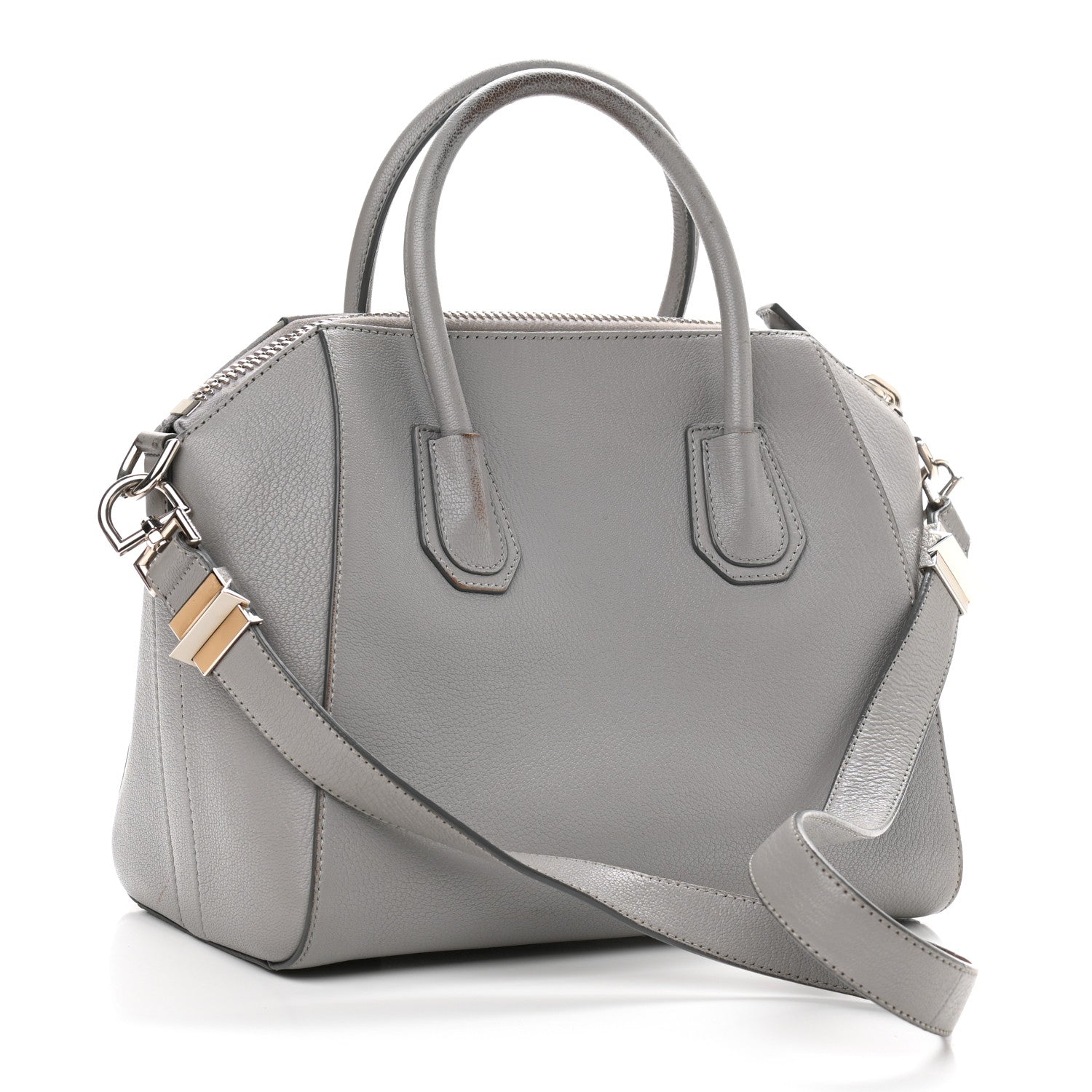 Givenchy Sugar Goatskin Small Antigona Pearl Grey 3 of 18