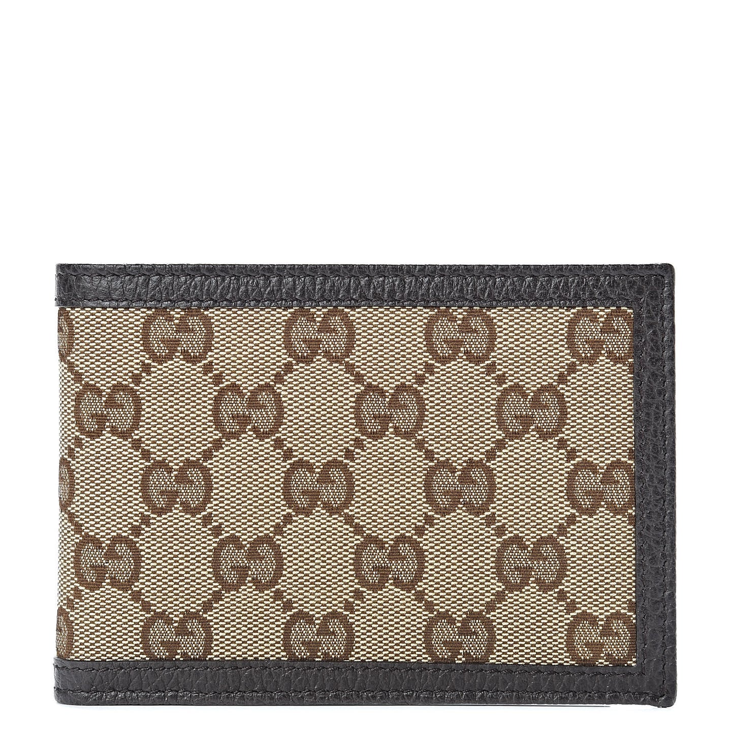 Monogram Bi-Fold Wallet Dark Brown