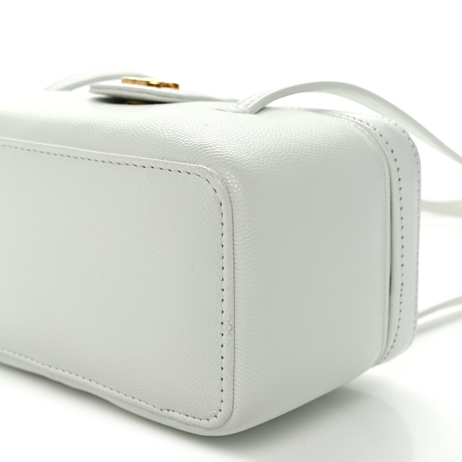 Chanel Shiny Caviar Preppy Coco Long Vanity With Strap Light Blue 10 of 10