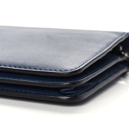 Marc Jacobs Calfskin Snapshot Wallet on Chain Blue 5 of 11