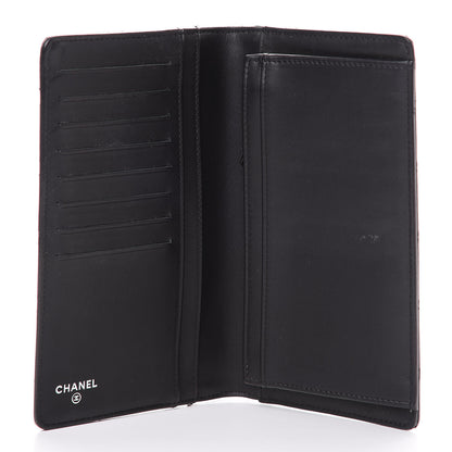 Chanel Patent Quilted Brilliant Yen Wallet Black 4 of 10