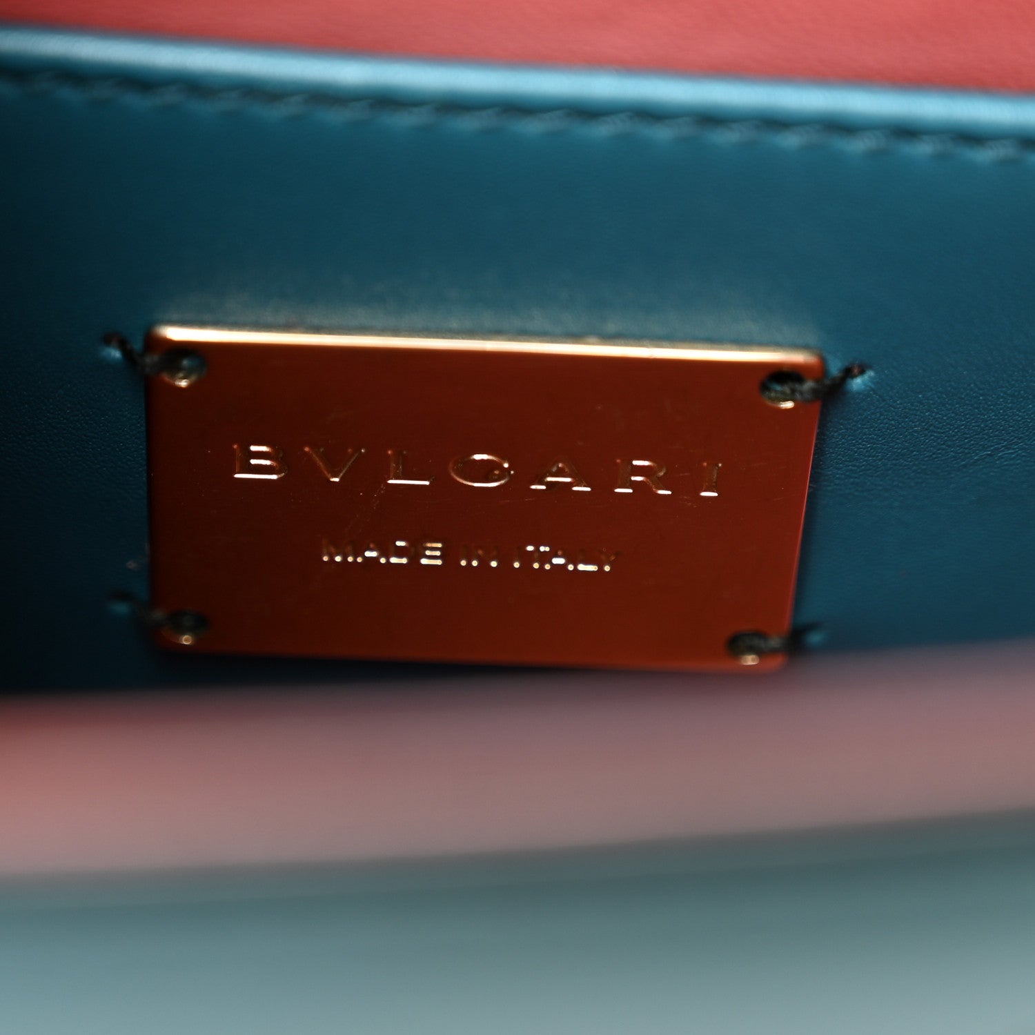 Bulgari Calfskin Studded Serpenti In Love Forever Crossbody Bag Tropical Turquoise 6 of 11