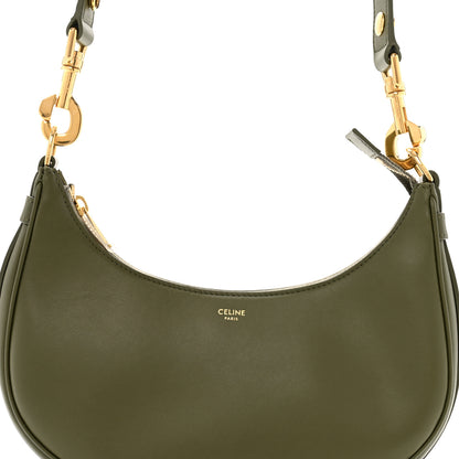Celine Smooth Calfskin Medium Strap Ava Shoulder Bag Dark Olive 8 of 10