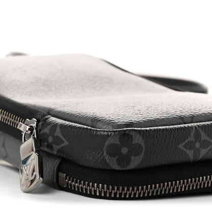 Louis Vuitton Monogram Eclipse Reverse Double Phone Pouch 9 of 10
