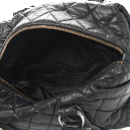Chanel Distressed Lambskin Lady Braid Small Tote Black 5 of 11