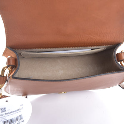 Chloe Calfskin Suede Medium Nile Bracelet Bag Caramel 5 of 6