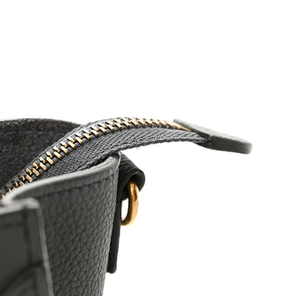 Celine Drummed Calfskin Nano Luggage Kohl 11 of 11