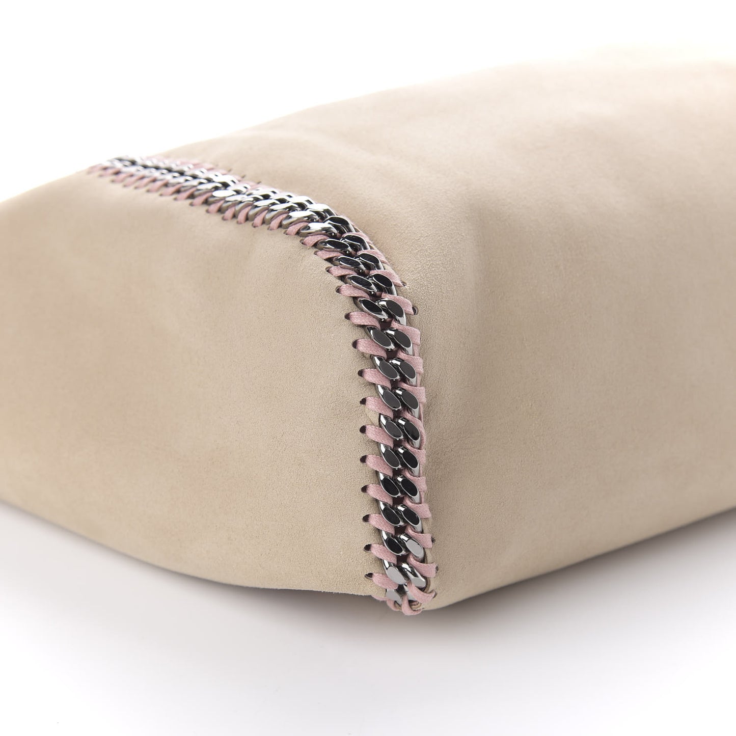 Shaggy Deer Falabella Reversible Tote Blush Pink Beige