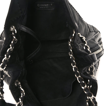 Chanel Lambskin Expandable Tote Black 5 of 11