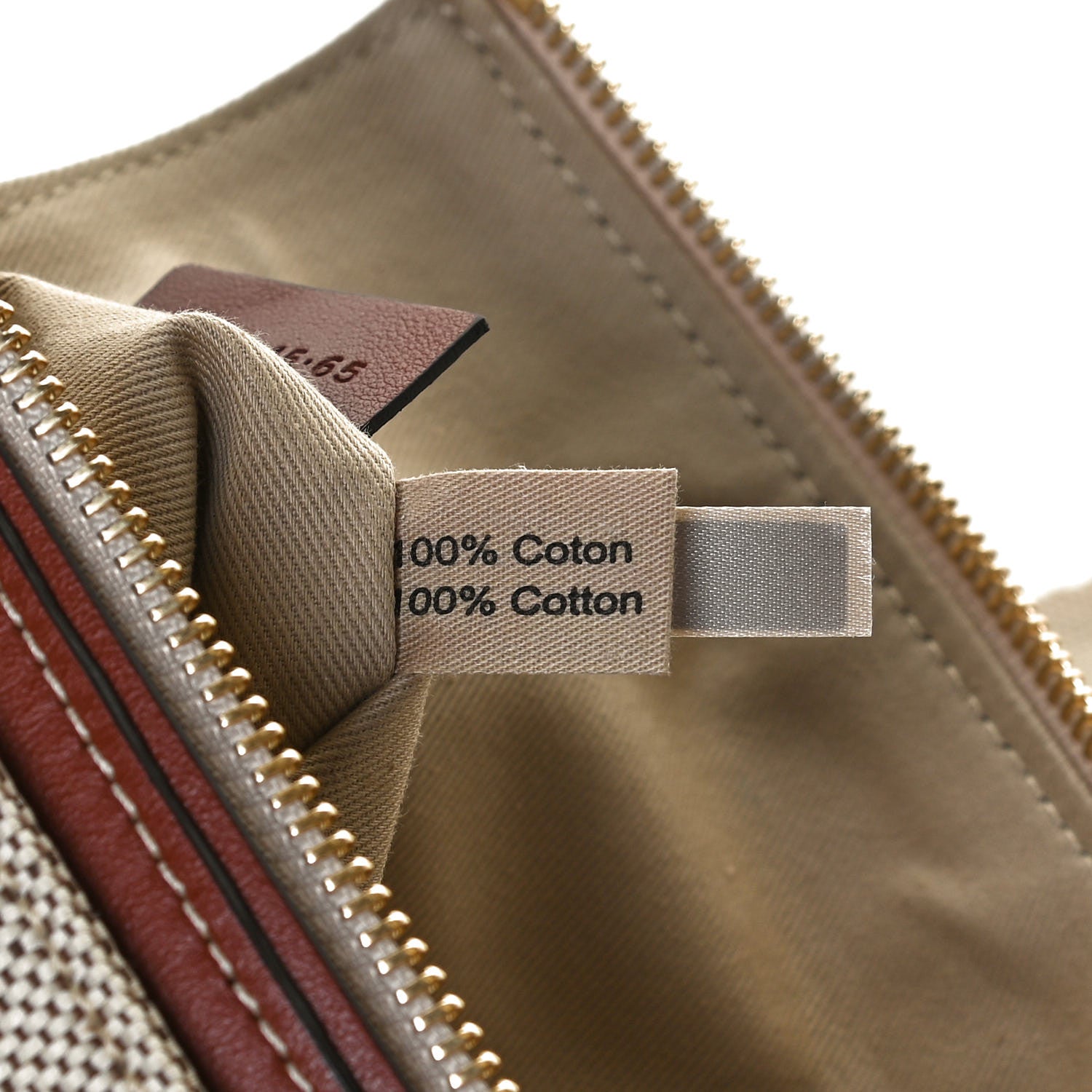 Chloe Cotton Calfskin Woody Belt Bag Beige Brown 11 of 11