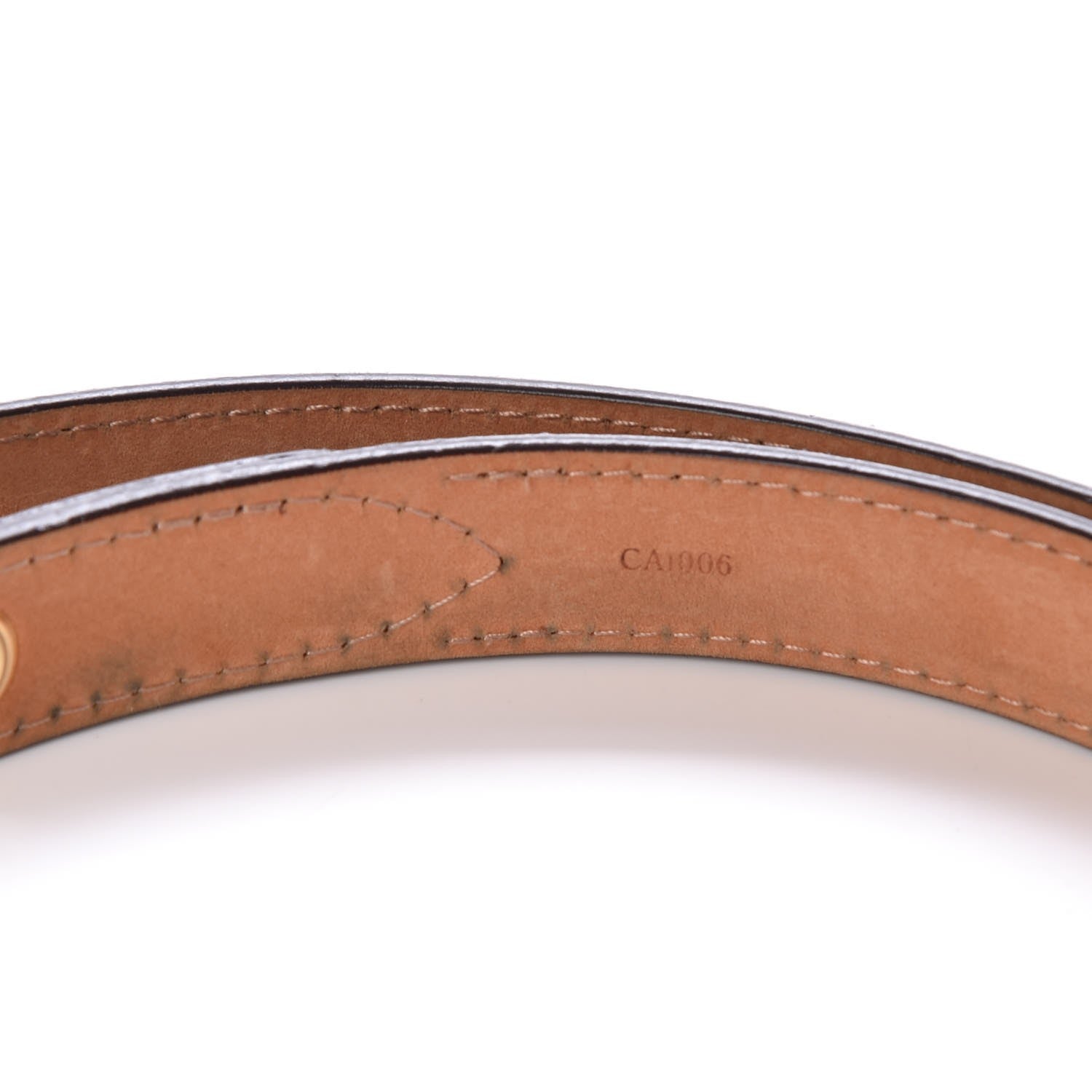 Louis Vuitton Damier Ebene 20mm Belt 80 32 5 of 7