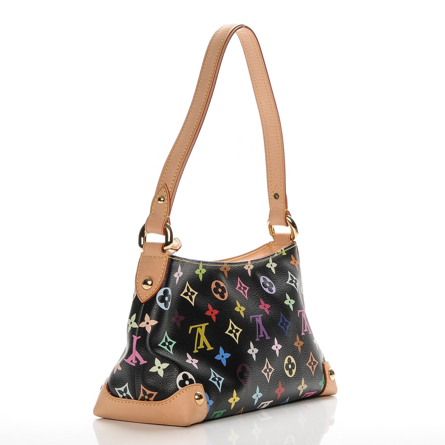 Louis Vuitton Monogram Multicolor Eliza Black 3 of 8