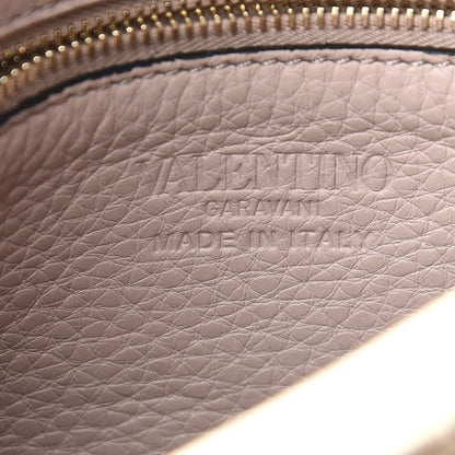 Valentino Garavani Pebbled Calfskin Mini Rockstud Flip-Lock Messenger Bag Poudre 5 of 9