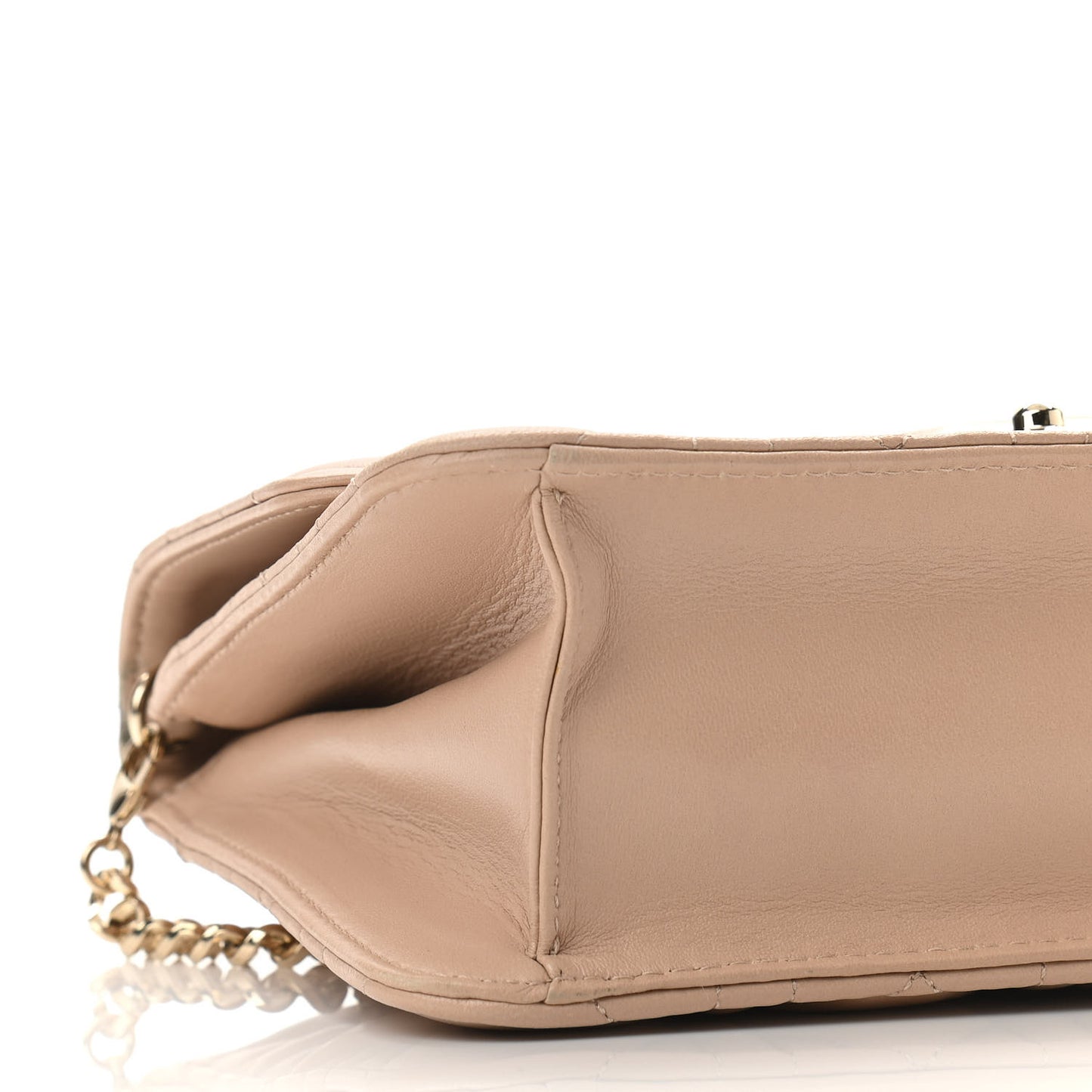 Lambskin Cannage Miss Dior Promenade Pouch Beige