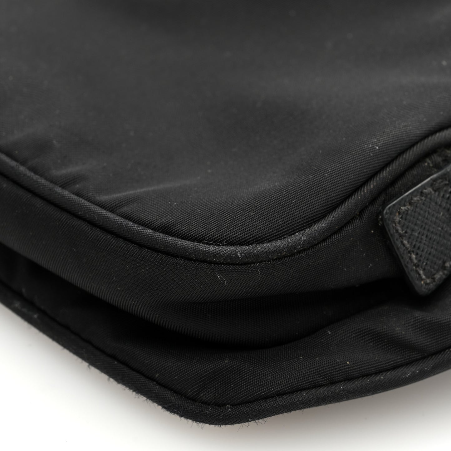 Re-Nylon Saffiano Belt Bag Black
