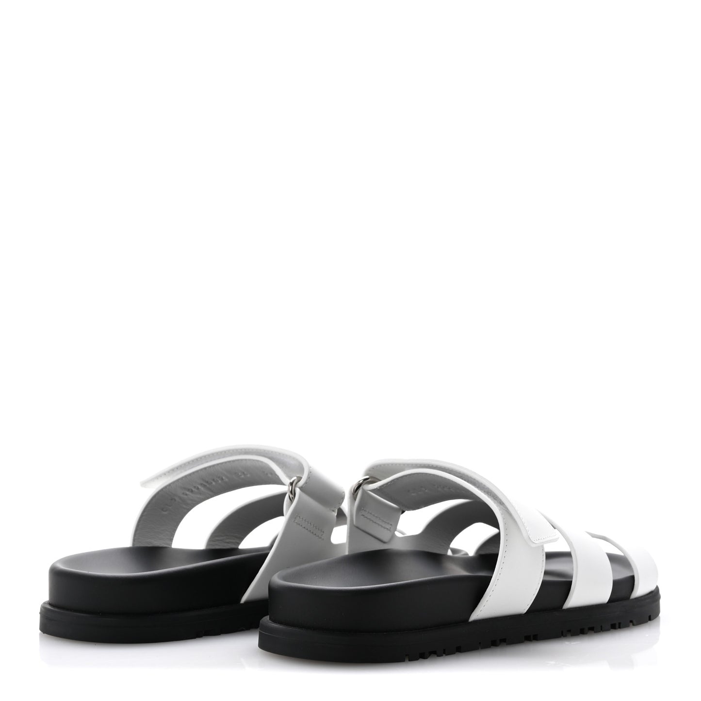 Calfskin Womens Chypre Sandals 36 White