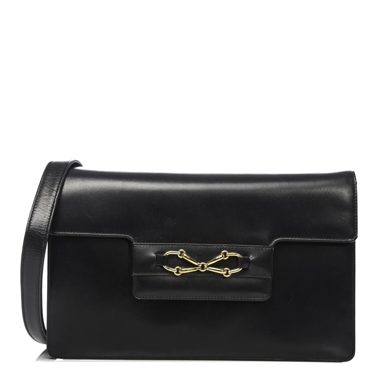 Calfskin Shoulder Bag Black