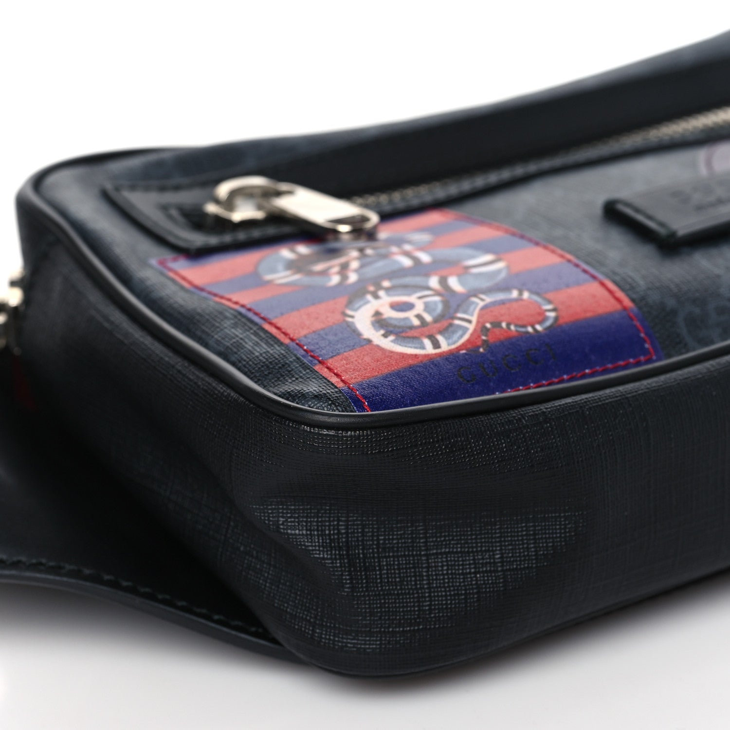 Gucci GG Supreme Monogram Night Courrier Belt Bag Black Multicolor 8 of 9