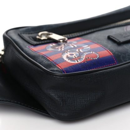 Gucci GG Supreme Monogram Night Courrier Belt Bag Black Multicolor 8 of 9