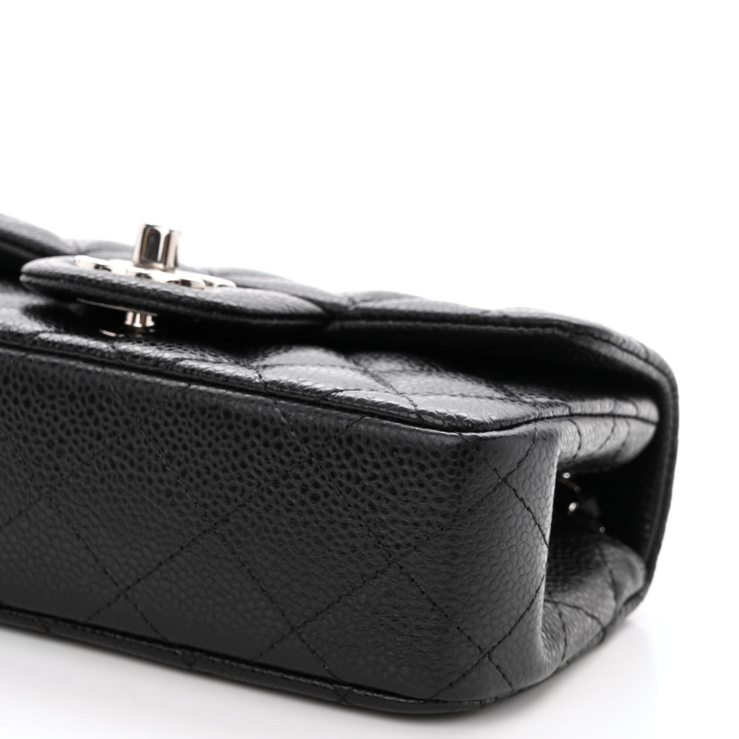 Caviar Quilted Extra Mini Flap Black