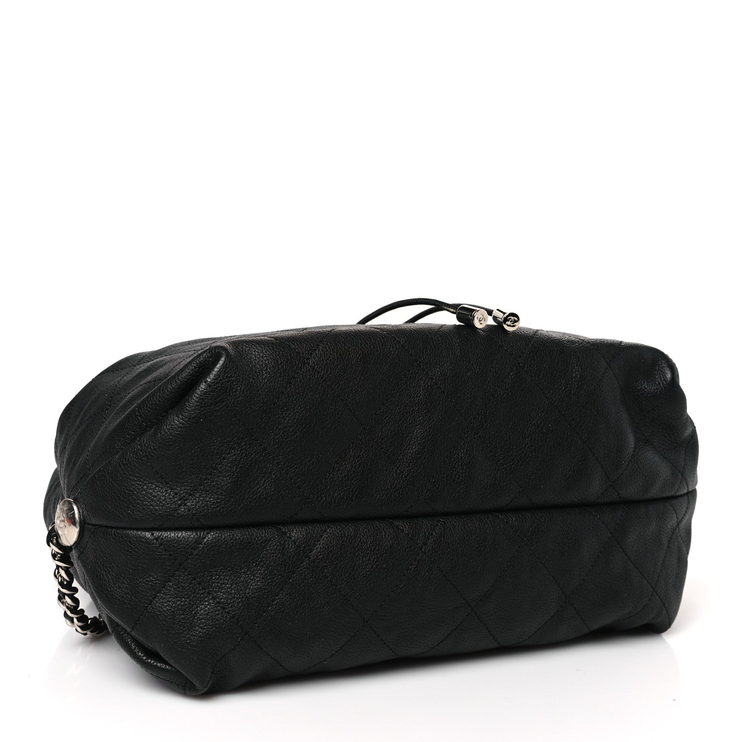 Chanel Grained Calfskin Stitched Braided With Style Backpack Black 3 of 9