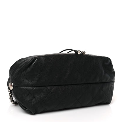 Chanel Grained Calfskin Stitched Braided With Style Backpack Black 3 of 9