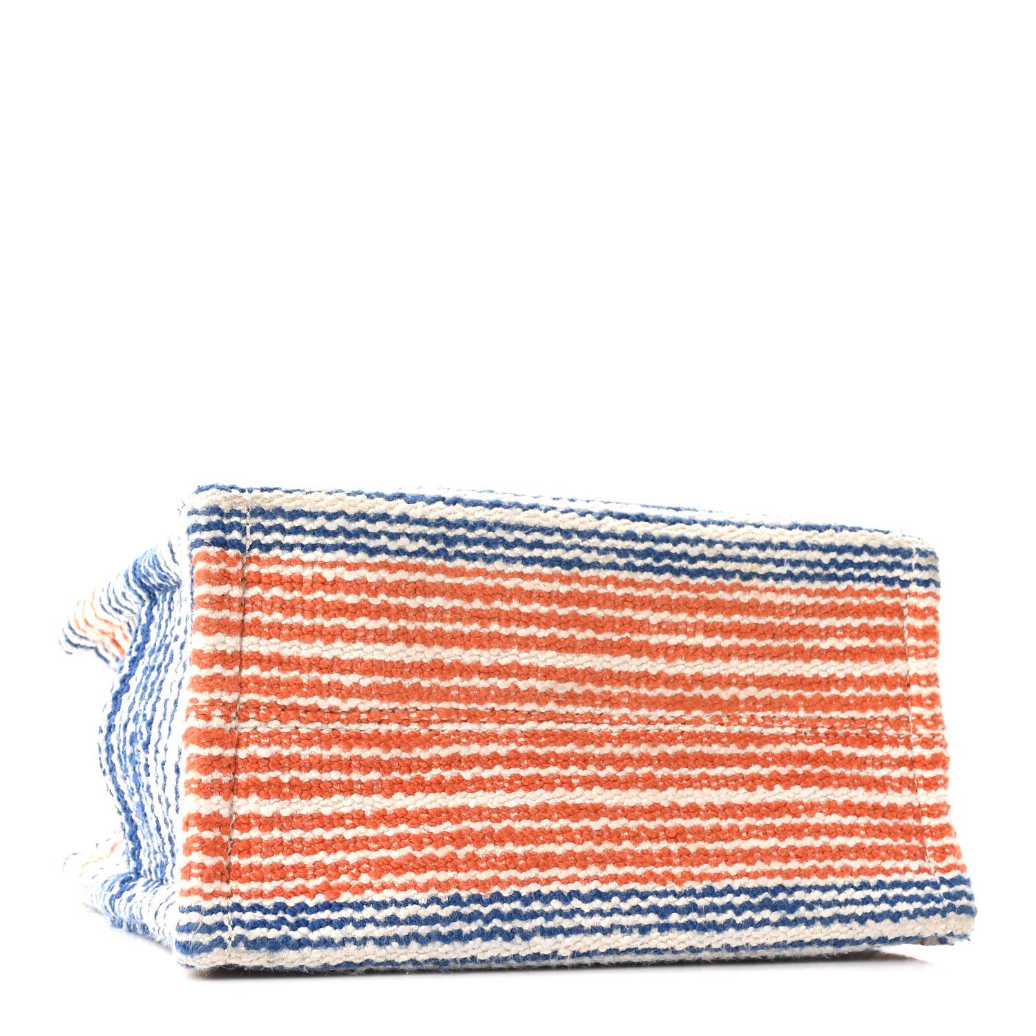 Celine Canvas Calfskin Striped Triomphe Small Cabas Thais Multicolor 4 of 9
