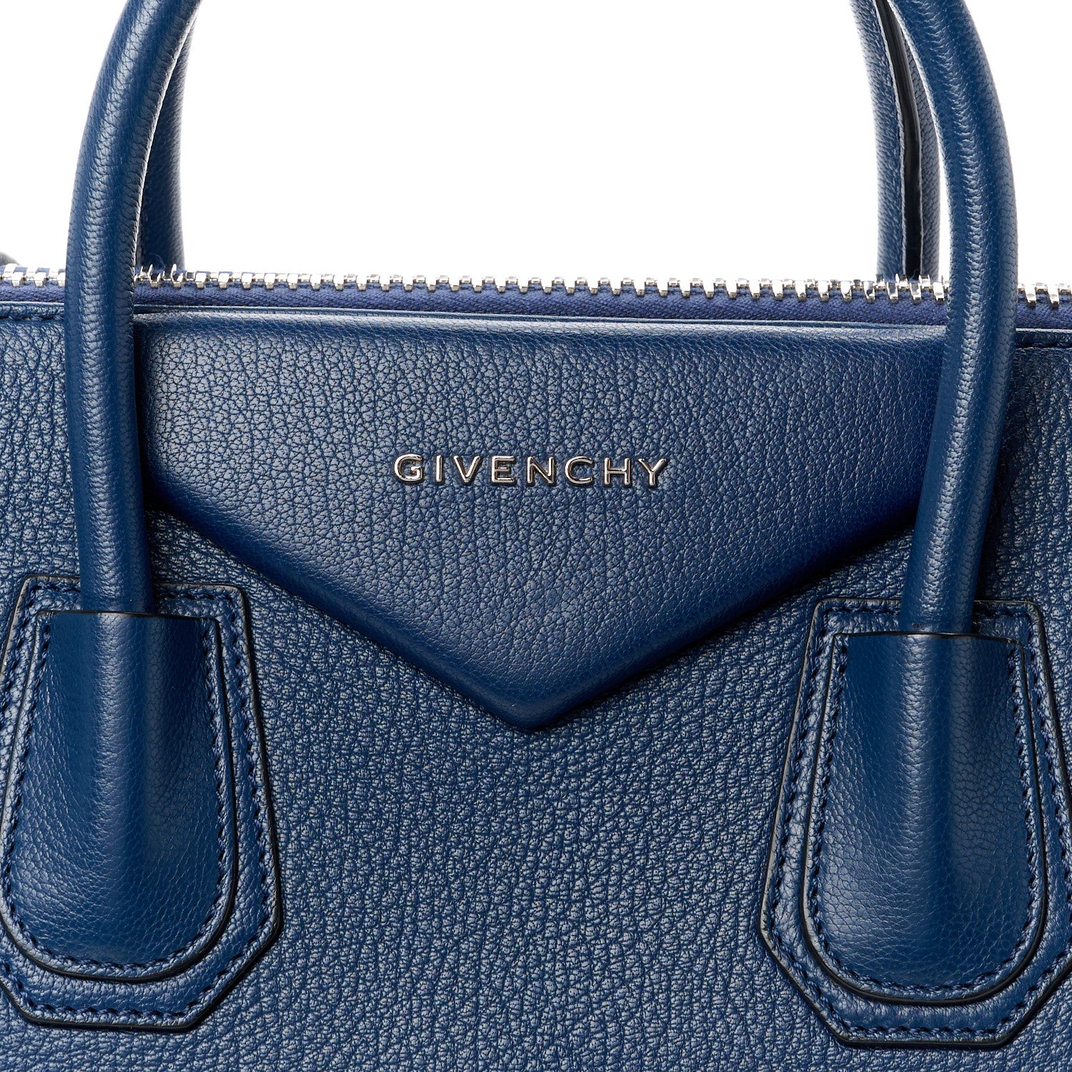 Givenchy Sugar Goatskin Medium Antigona Night Blue 9 of 13