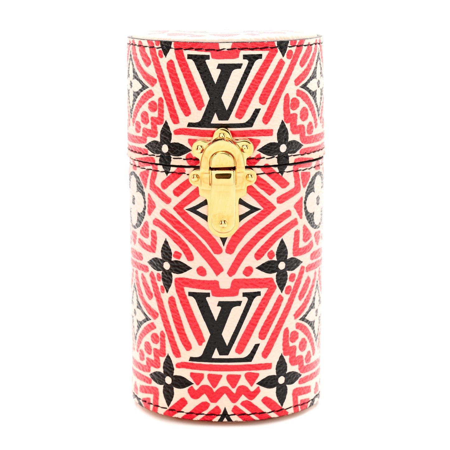 LOUIS VUITTON Monogram Giant Crafty 100ML Travel Case Rouge Black