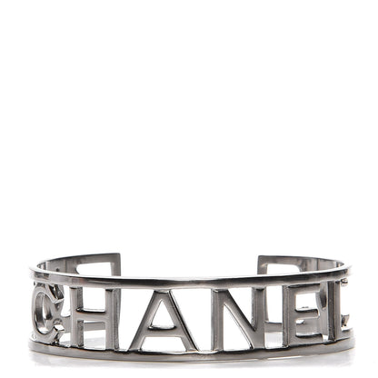 Chanel Ruthenium Logo Cuff 1 of 5