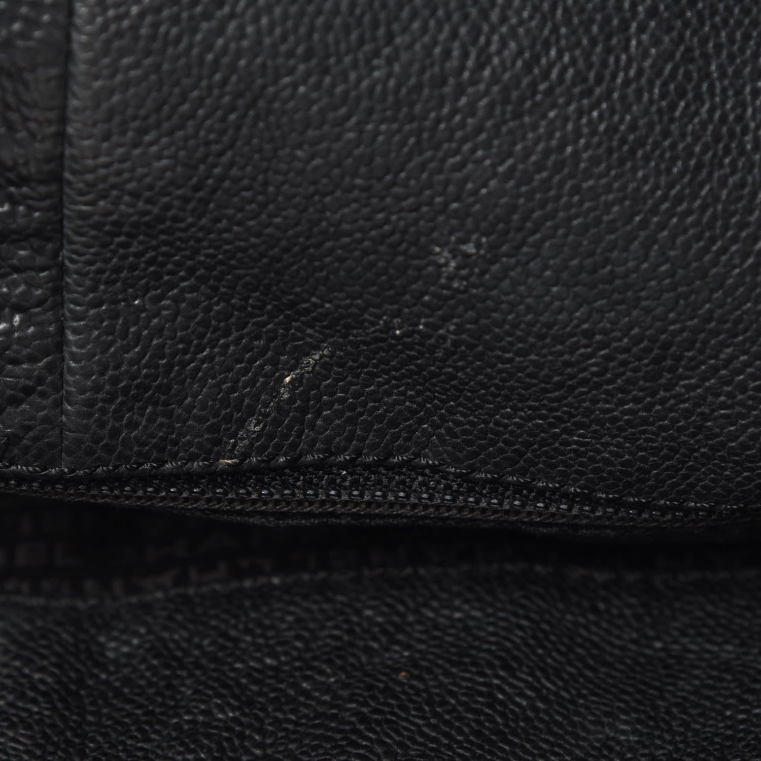 Chanel Distressed Caviar XL Coco Cabas Black 7 of 18