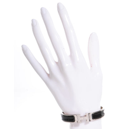 Hermes Enamel Narrow Clic Clac H Bracelet PM Black 2 of 4