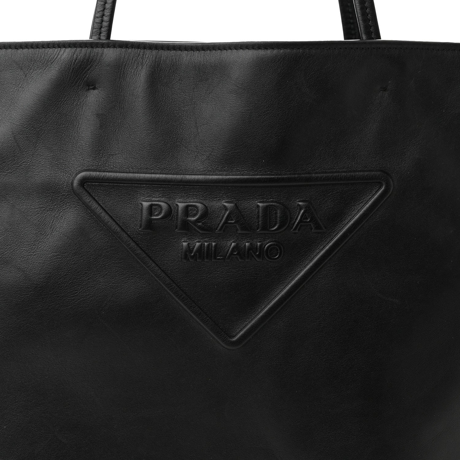 Prada Soft Calfskin Tote Black 8 of 11