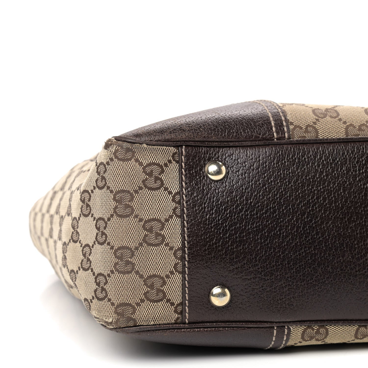 Gucci Monogram Medium Princy Tote Dark Brown 6 of 12