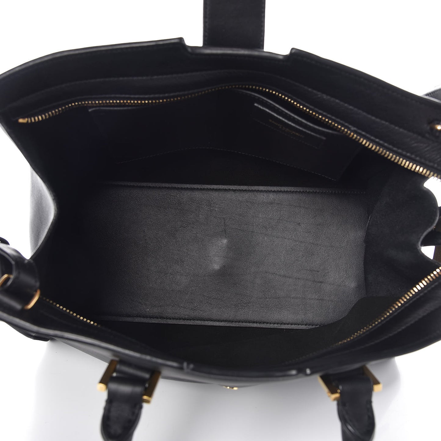 Calfskin Small Classic Y Cabas Black
