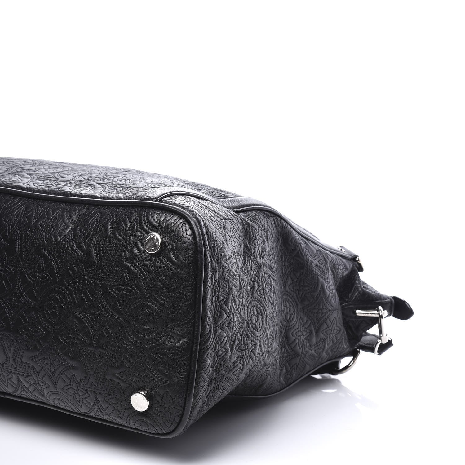 Louis Vuitton Monogram Lambskin Antheia Ixia MM Black 6 of 13