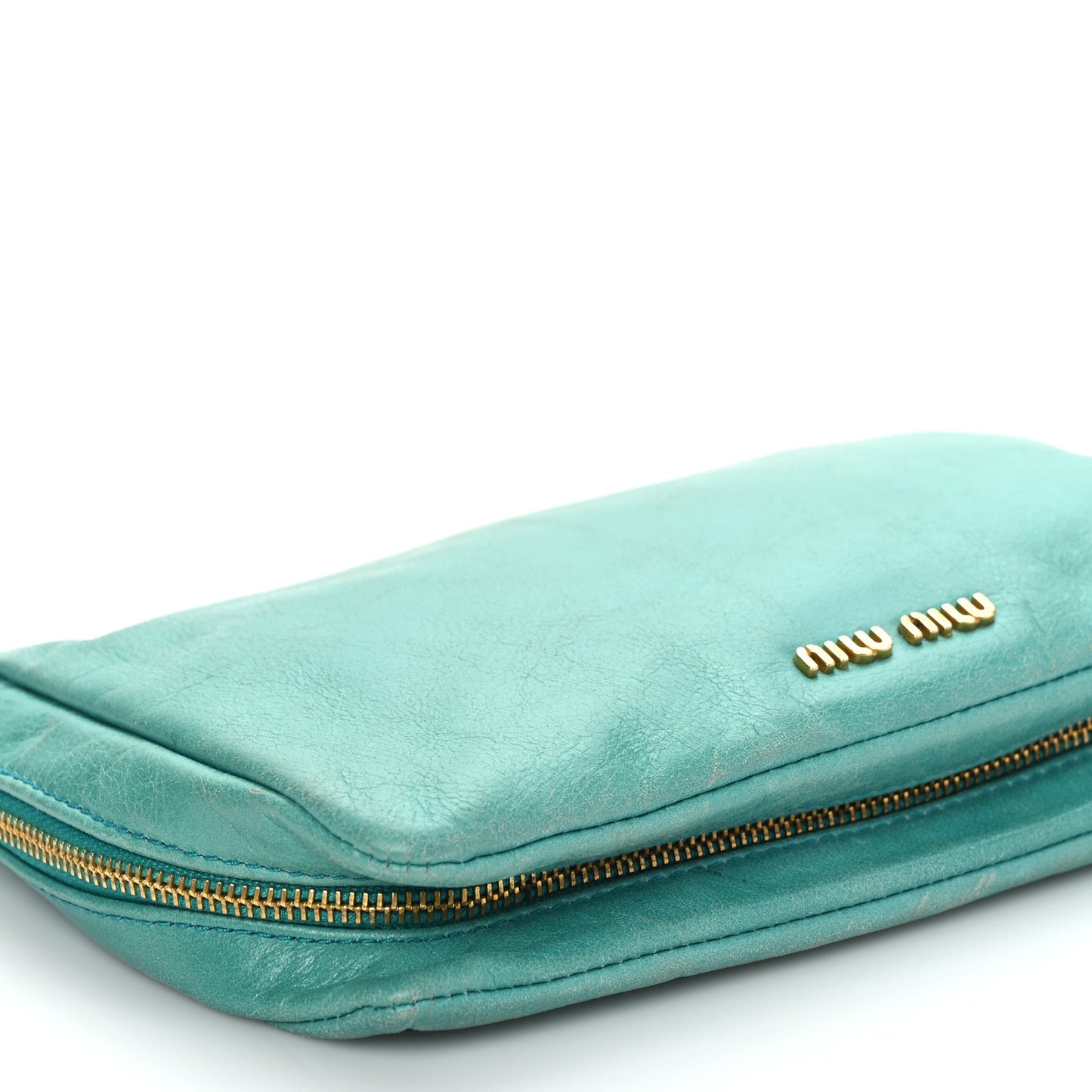 Nappa Shoulder Bag Turchese