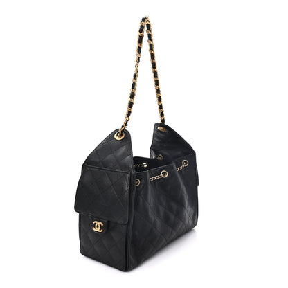 Chanel Caviar Quilted Small Chanel 25 Handbag Black 3 of 10
