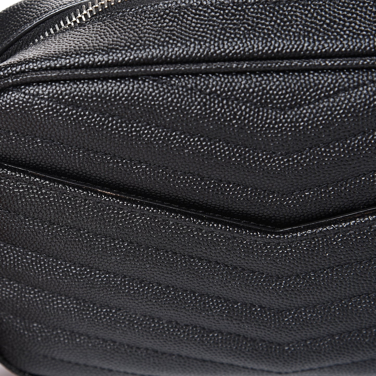 Grain De Poudre Matelasse Monogram Mini Lou Camera Bag Black