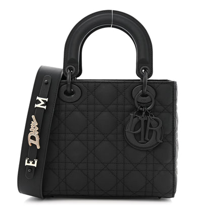 Christian Dior Ultra Matte Calfskin Cannage Small My ABCDior Lady Dior Black 1 of 12