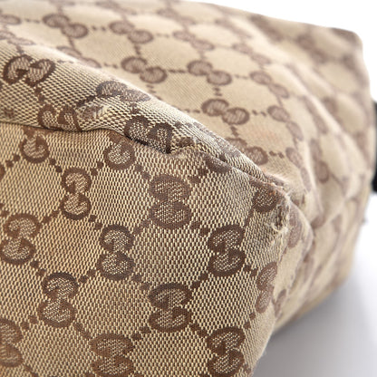 Gucci Monogram Medium Horsebit Chain Hobo Dark Brown 9 of 16