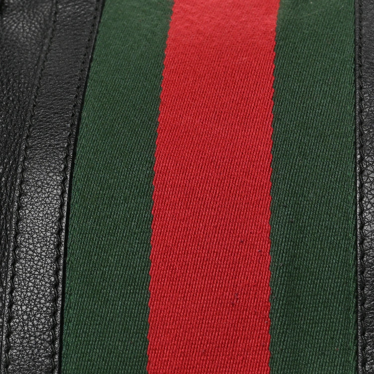 Gucci Calfskin Vintage Web Medium Boston Black 10 of 14