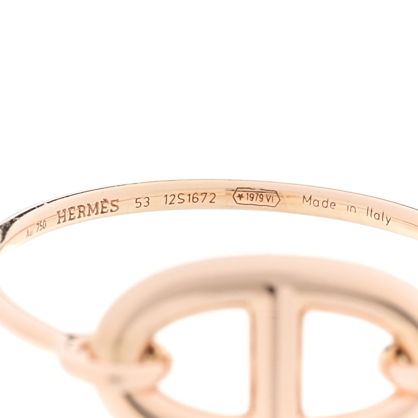 18K Rose Gold PM Ronde Ring  53 6.25