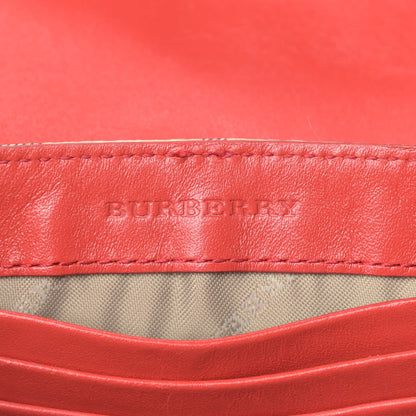 Burberry Haymarket Check Mini Tassel Crossbody Bag Red 6 of 10